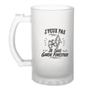 Verre à Bière J’peux pas je suis Garde forestier