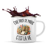 Mug Métal Émaillé Être prof de maths c'est la vie
