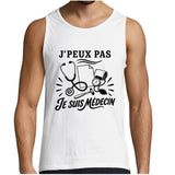 Débardeur Homme J’peux pas je suis Médecin