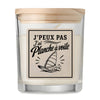 Bougie Parfumée Vanille J’peux pas j’ai planche à voile J'peux pas minimaliste