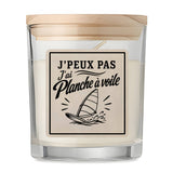Bougie Parfumée Vanille J’peux pas j’ai planche à voile J'peux pas minimaliste