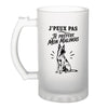 Verre à Bière J’peux pas je préfère mon Malinois