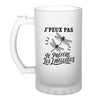 Verre à Bière J’peux pas je préfère les Libellules