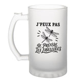 Verre à Bière J’peux pas je préfère les Libellules