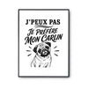 Poster J’peux pas je préfère mon Carlin