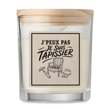 Bougie Parfumée Vanille J’peux pas je suis Tapissier
