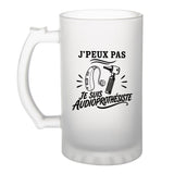 Verre à Bière J’peux pas je suis Audioprothésiste
