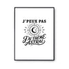 Poster J’peux pas j’ai Thème astral