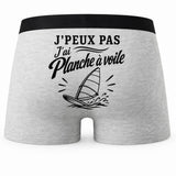 Boxer Homme J’peux pas j’ai planche à voile J'peux pas minimaliste