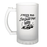 Verre à Bière J’peux pas j’ai Grand Prix