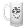 Verre à Bière J’peux pas je préfère mon Cochon