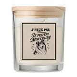 Bougie Parfumée Vanille J’peux pas je préfère mon Colley