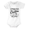 Body Bébé J’peux pas j’ai couture J'peux pas minimaliste