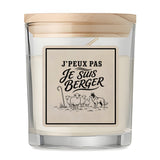 Bougie Parfumée Vanille J’peux pas je suis Berger