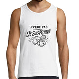 Débardeur Homme J’peux pas je suis Pêcheur
