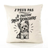 Housse de Coussin J’peux pas je préfère mon Yorkshire