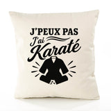 Housse de Coussin J’peux pas j’ai Karaté