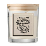 Bougie Parfumée Vanille J’peux pas je préfère mon Iguane