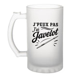 Verre à Bière J’peux pas j’ai Javelot