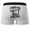 Boxer Homme J’peux pas je suis Grutier – Impression au dos