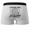Boxer Homme J’peux pas j’ai Sudoku – Impression au dos