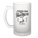 Verre à Bière J’peux pas j’ai Trottinette