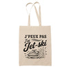 Tote Bag Beige J’peux pas j’ai Jet-ski
