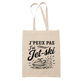 Tote Bag Beige J’peux pas j’ai Jet-ski