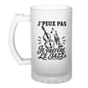 Verre à Bière J’peux pas je préfère le Jazz