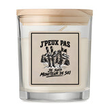 Bougie Parfumée Vanille J’peux pas je suis Moniteur de ski