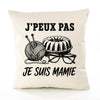 Housse de Coussin J’peux pas je suis Mamie