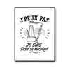 Poster J’peux pas je suis Prof de musique
