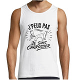 Débardeur Homme J’peux pas je suis Carrossier