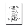 Poster J’peux pas je suis Chef