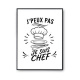 Poster J’peux pas je suis Chef
