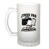 Verre à Bière J’peux pas je suis Commercial