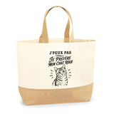 Sac J’peux pas je préfère mon Chat roux