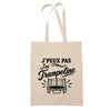 Tote Bag Beige J’peux pas j’ai Trampoline