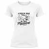 T-shirt de Sport Femme J’peux pas je suis Psychiatre