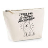 Trousse Beige J’peux pas je préfère mon Samoyède