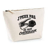 Trousse Beige J’peux pas je suis Contrôleur
