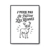 Poster J’peux pas je préfère les Rennes