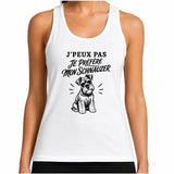 Débardeur Femme J’peux pas je préfère mon Schnauzer