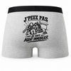 Boxer Homme J’peux pas je suis Agent immobilier – Impression au dos