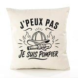 Housse de Coussin J’peux pas je suis Pompier