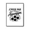 Poster J’peux pas j’ai Aquagym