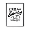 Poster J’peux pas j’ai Spinning