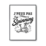 Poster J’peux pas j’ai Spinning