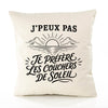 Housse de Coussin J’peux pas je préfère les Couchers de soleil