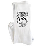 Chaussettes Homme Femme J’peux pas je préfère le Vin
